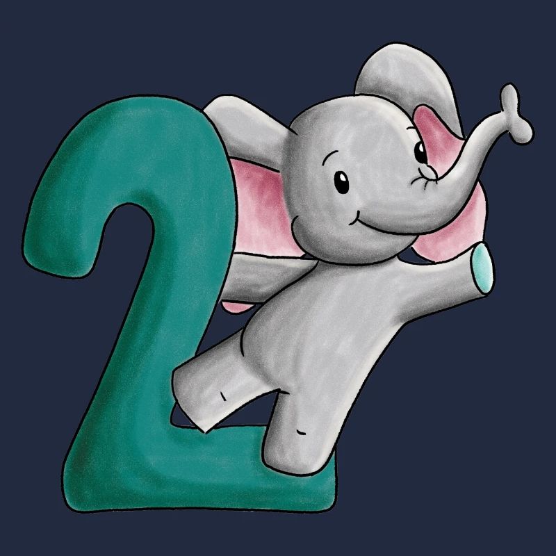 2. Geburtstag Elefant