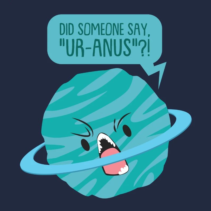 Cadeau planète Uranus Citations Comic Alien Space