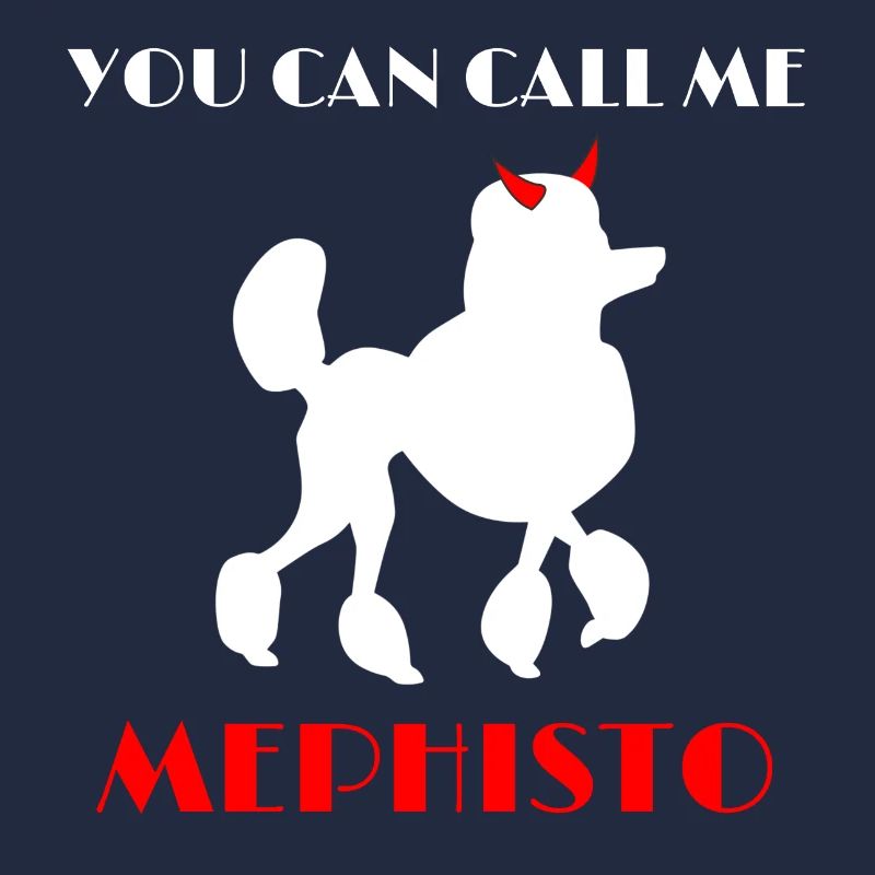 Caniche Mephisto Faust Goethe Sort