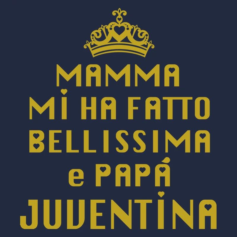 die schöne Mutter und der Vater von