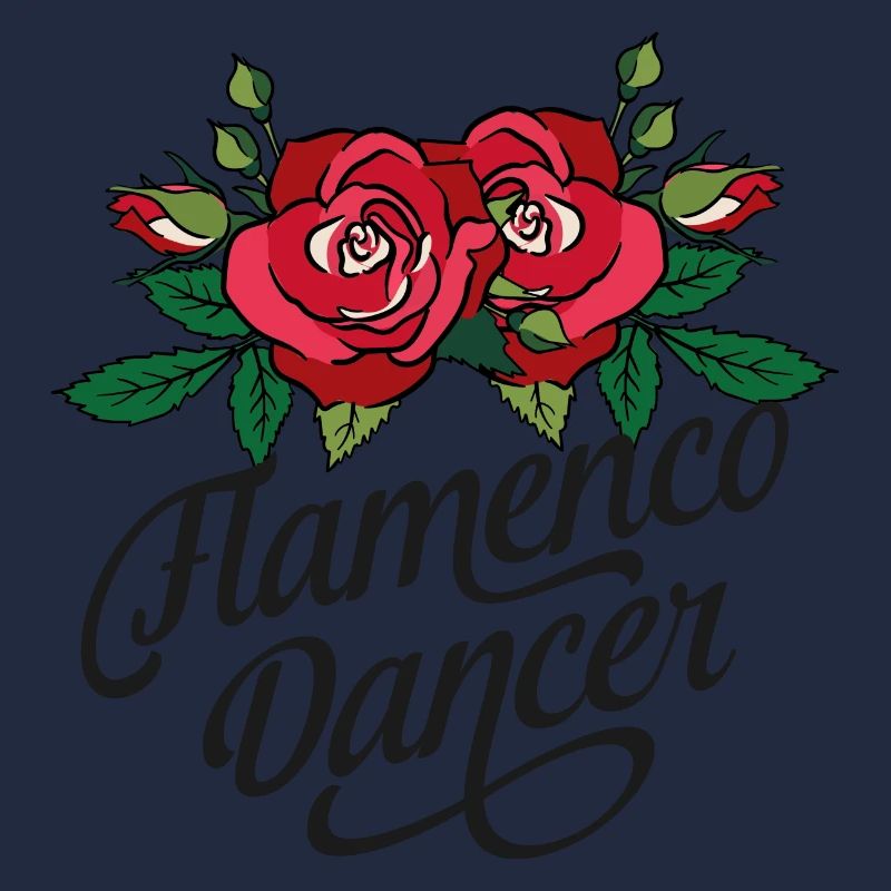 Flamenco Tänzer Rosen