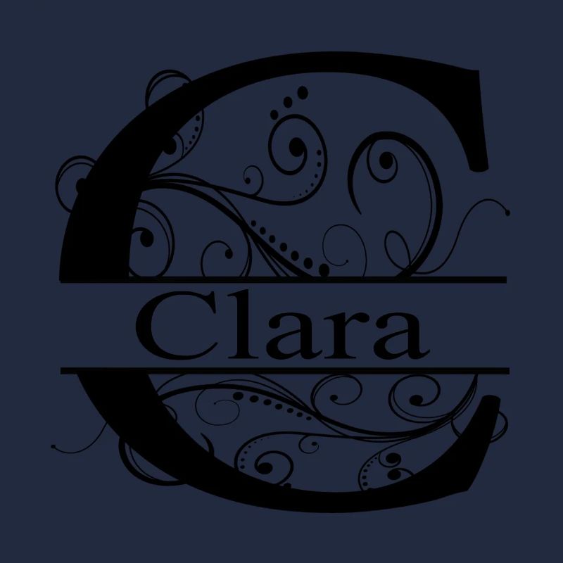 Monogramme avec le prénom Clara