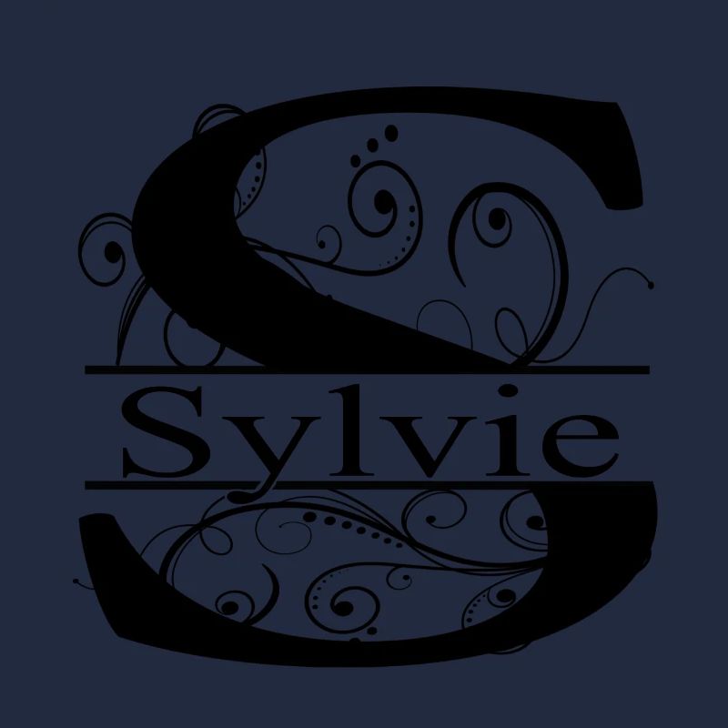Monogramme avec le prénom Sylvie