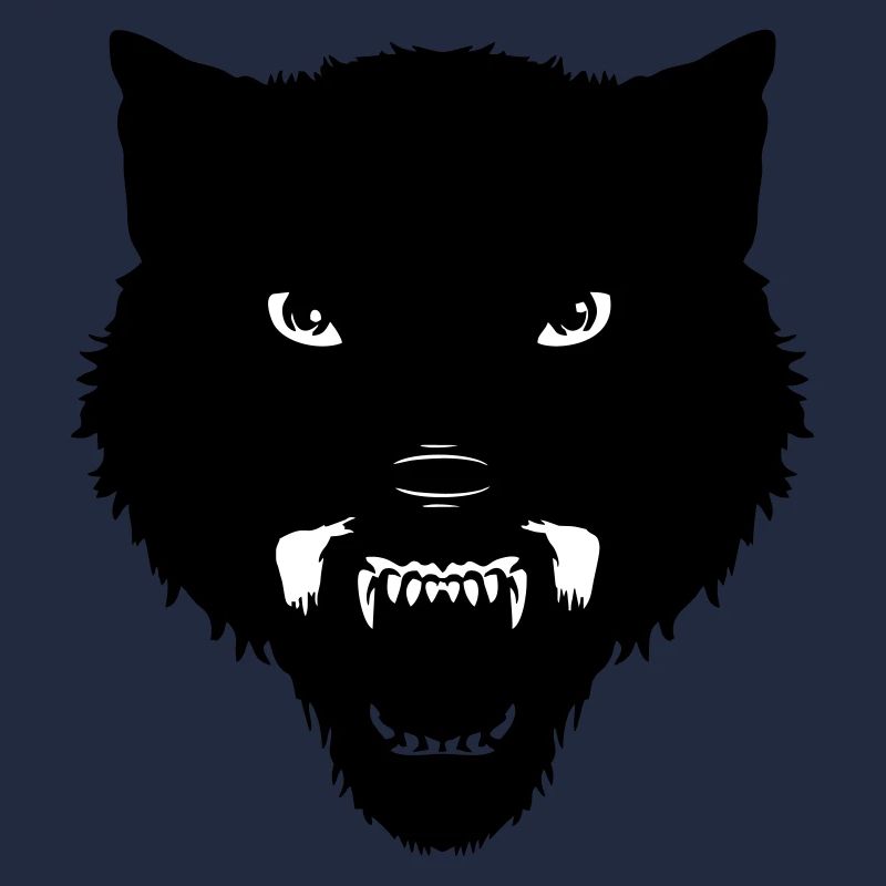 schwarzer Wolfskopf
