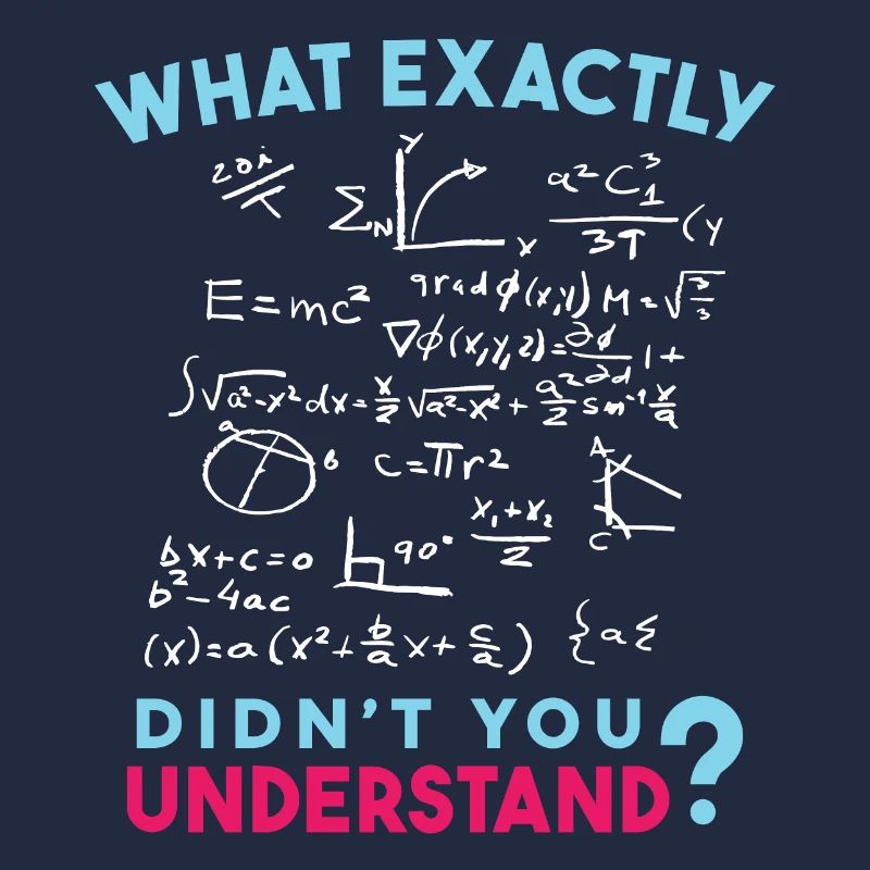 Physique Math Formule Blague