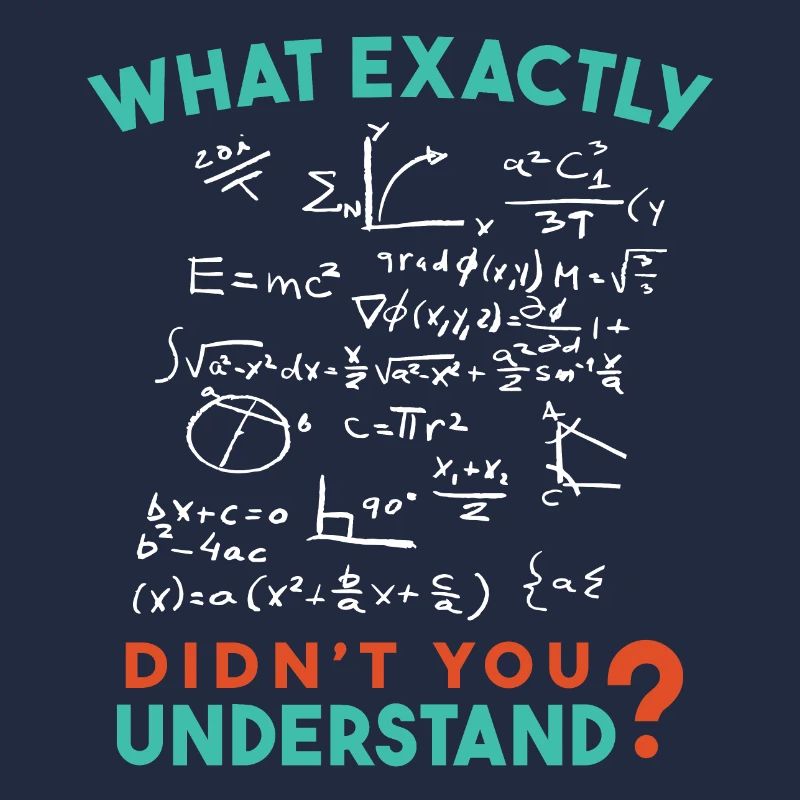 Physique Math Formule Blague