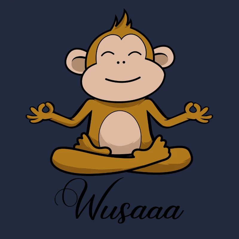 Auszeit Durchatmen Wusaaa Affe