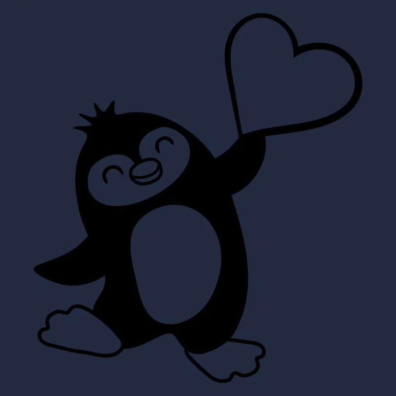 Pingouin amical et réconfortant
