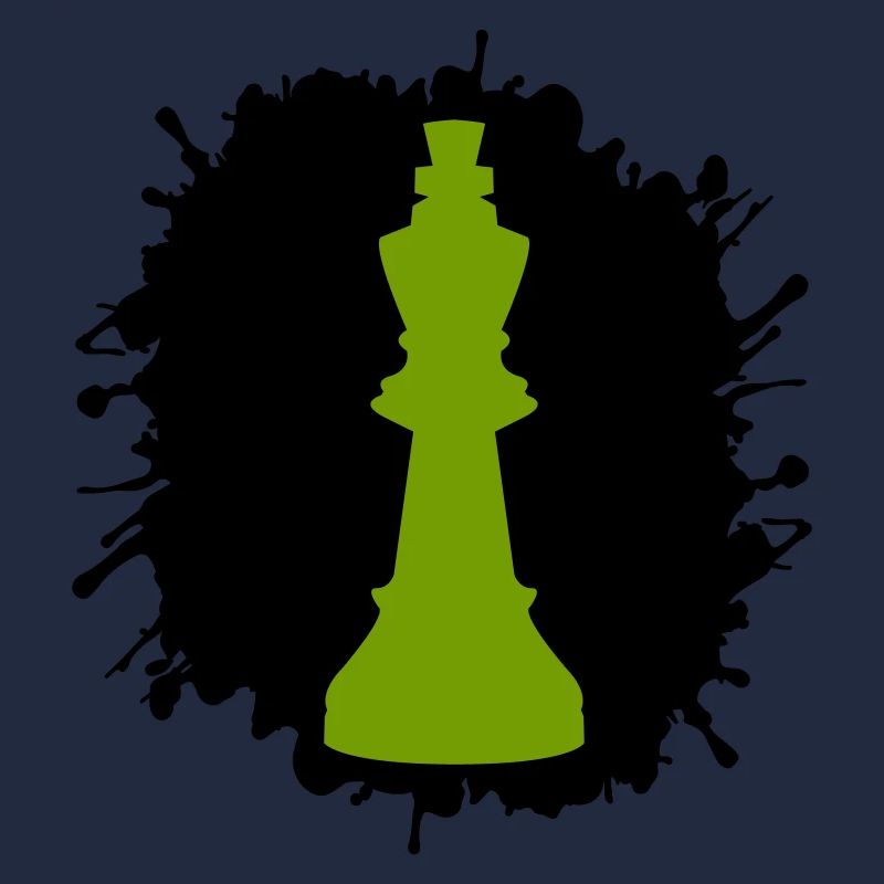 Roi des échecs éclaboussures
