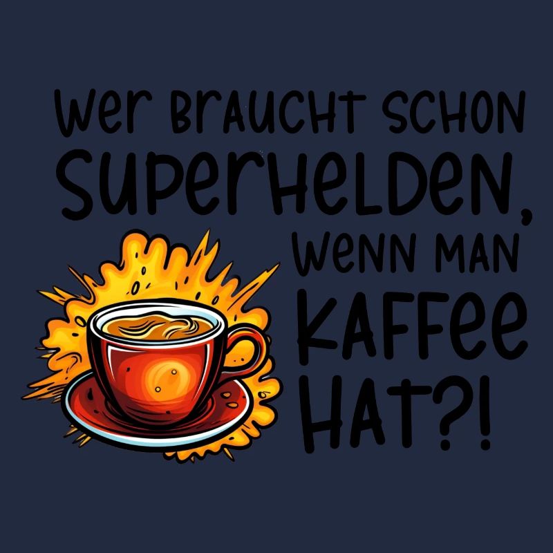 Superhelden Kaffe