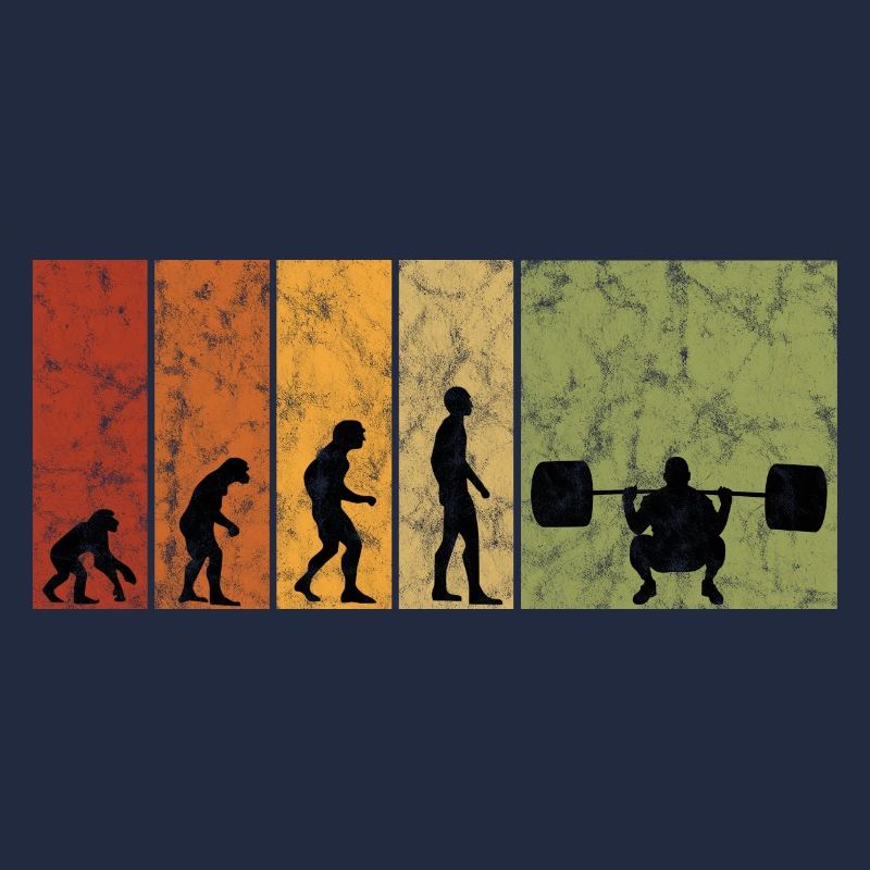 Musculation Bodybuilder GYM Evolution Rétro