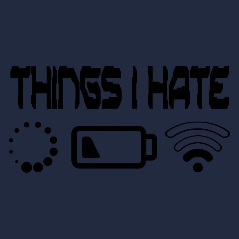 Things I Hate Programmer Outfit Gamer Fun Gift