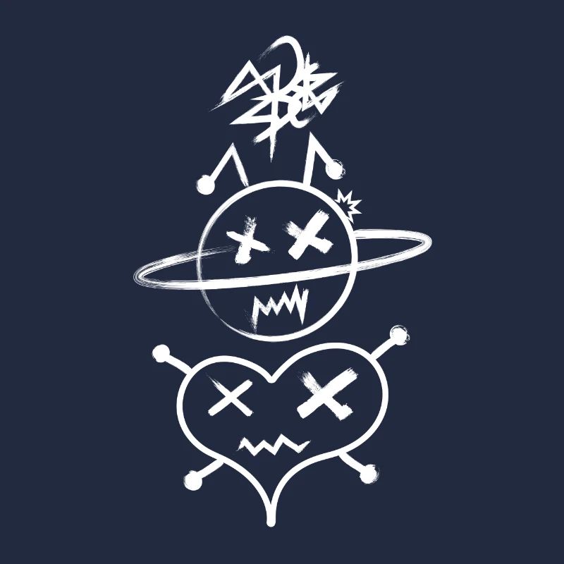 Alien Planet Pirate Heart par Visual Design Studio