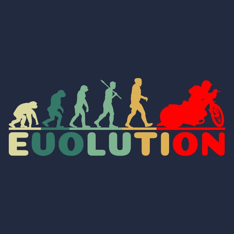 Speedway Moto Pilote de course Evolution Retro