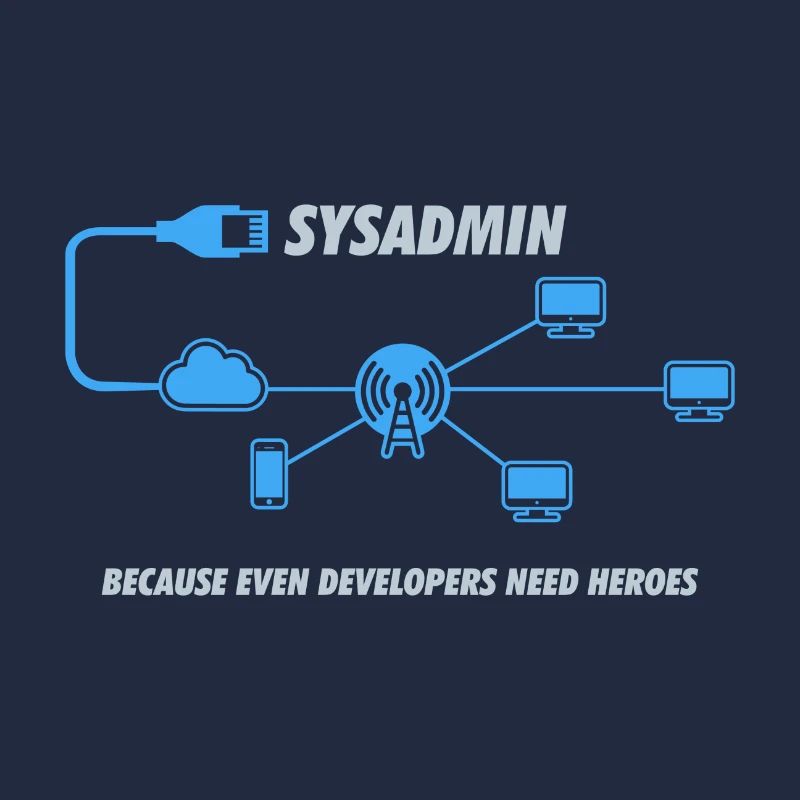 Cadeau d'informatique de programmation Sysadmin
