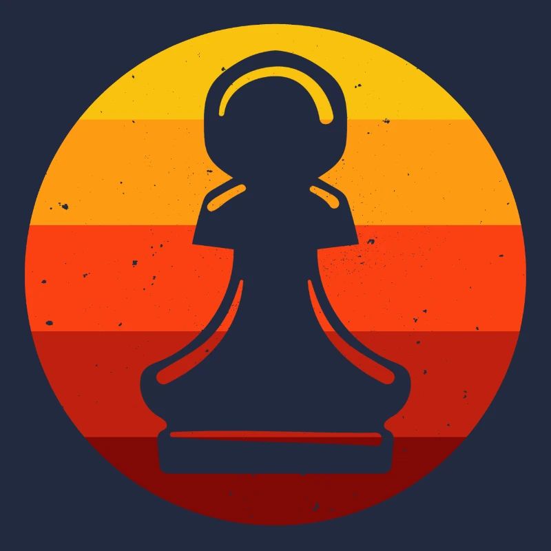 Checkmate Retro Chess Player Chess Piece Chess