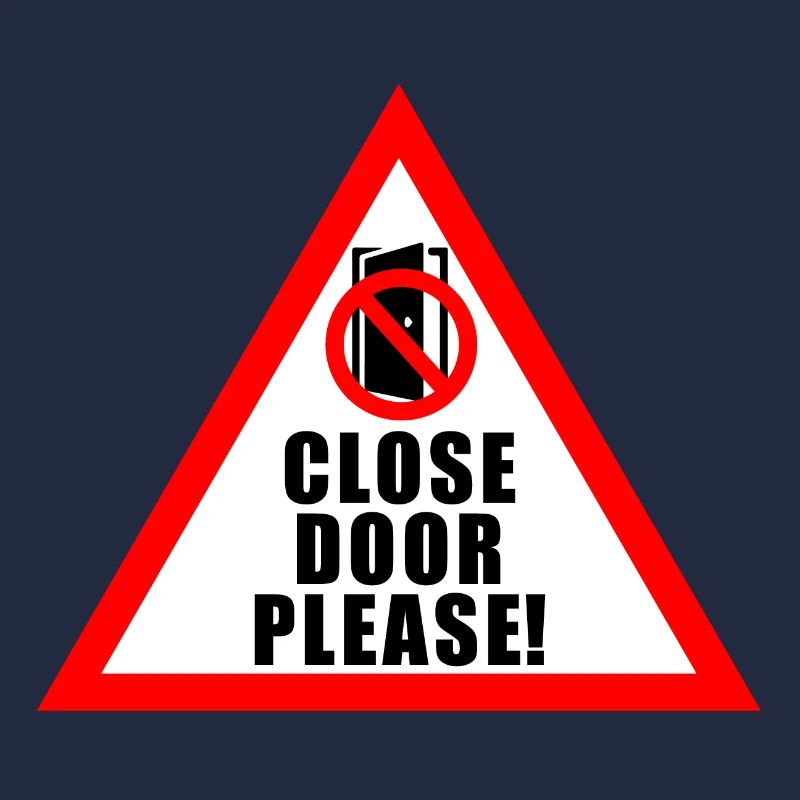 Please close doors | Please close the door