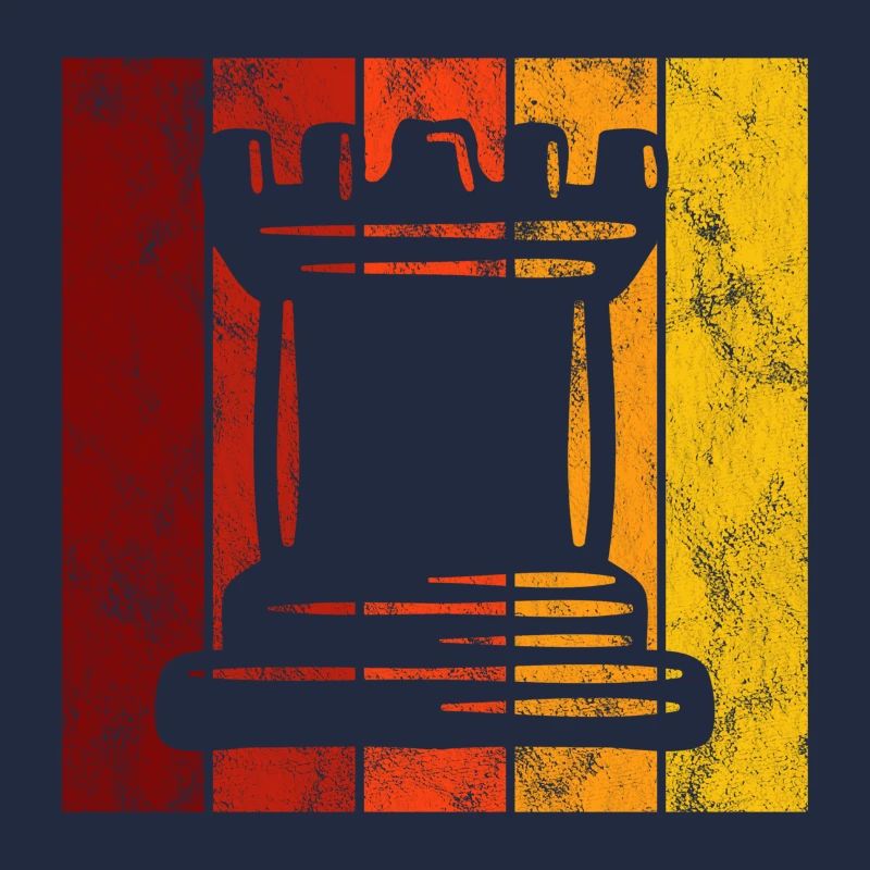 Retro Chess Chess Player Checkmate Chess Piece