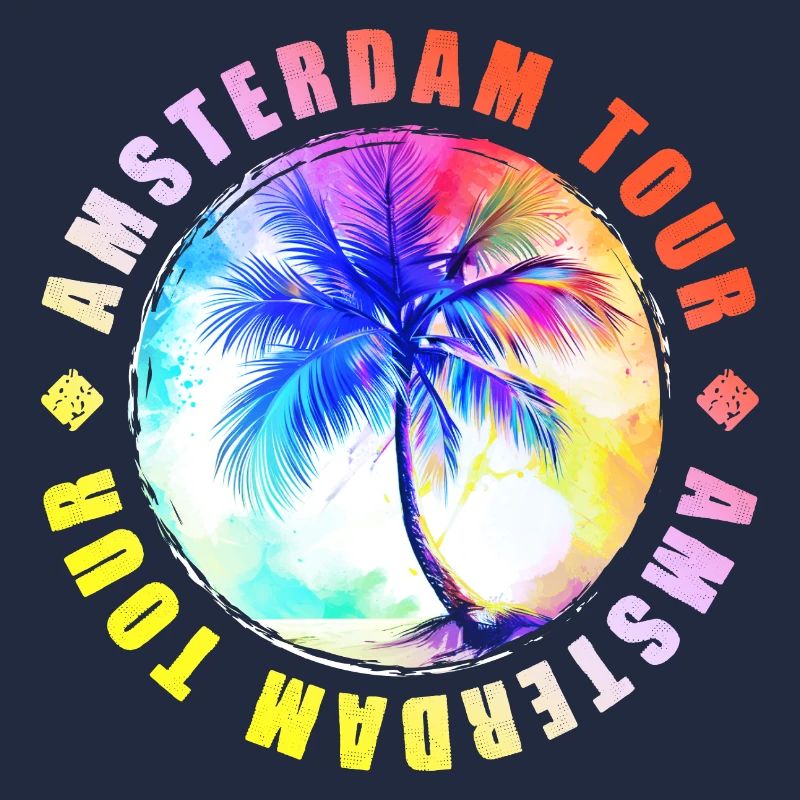 Visite d’Amsterdam colorée