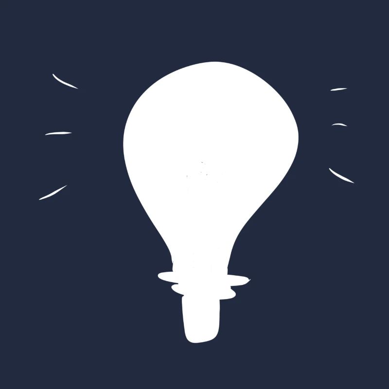 light bulb light symbol glow