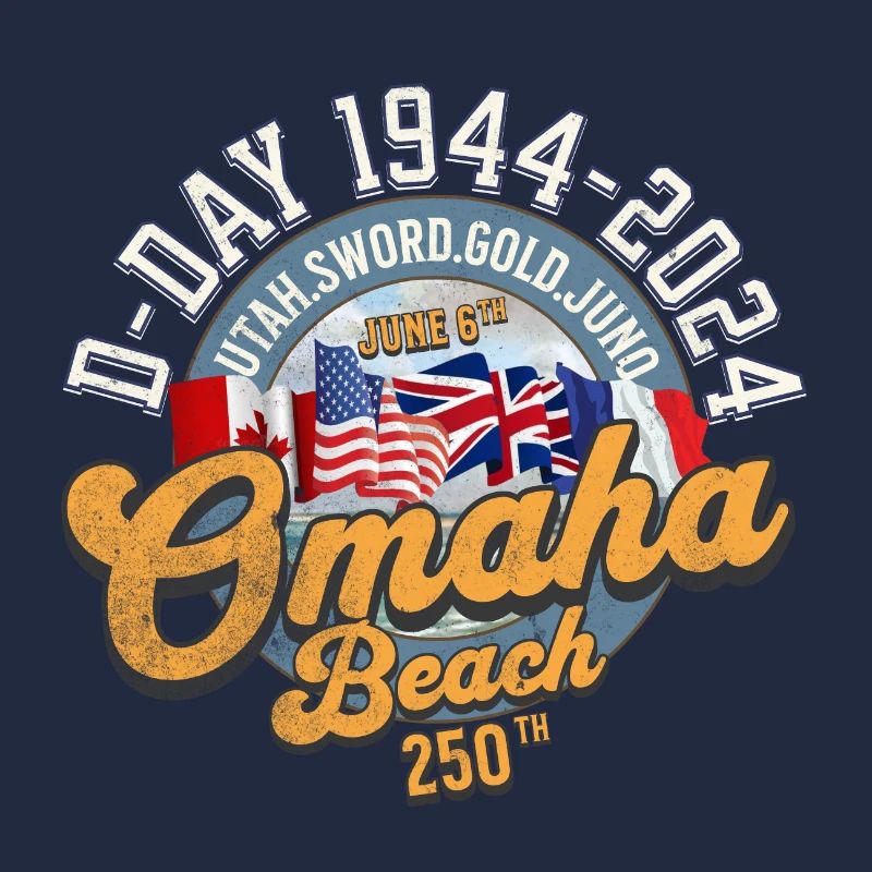Omaha Beach 250th anniversary