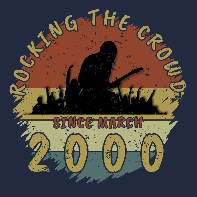 25th Birthday Rocking the crowd GIT 03/2000