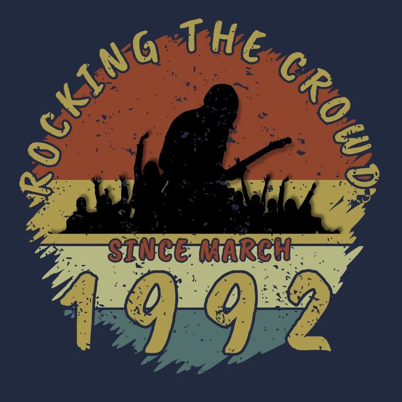 33rd Birthday Rocking the crowd GIT 03/1992