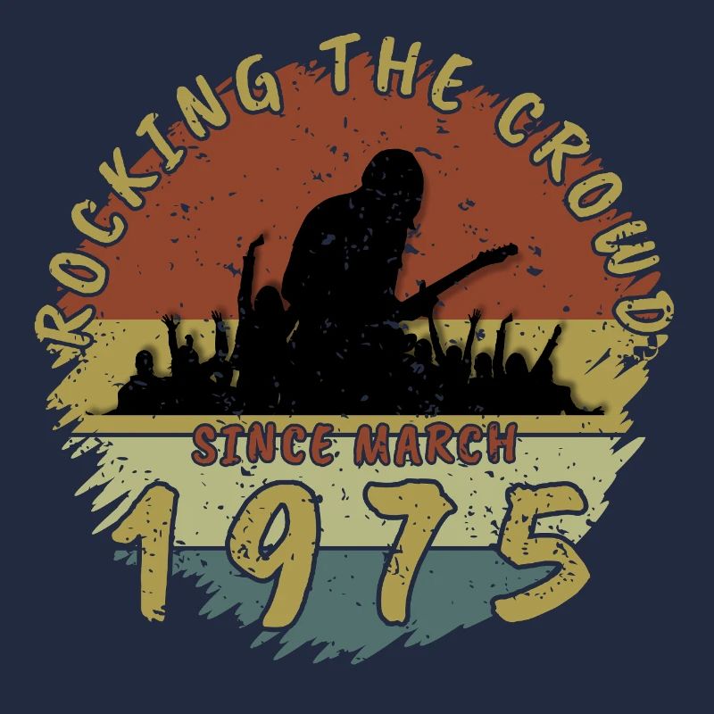 50th Birthday Rocking the crowd GIT 03/1975