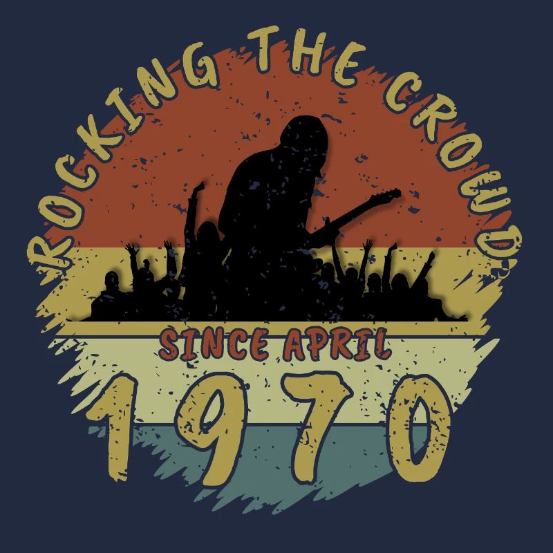 55th Birthday Rocking the crowd GIT 04/1970