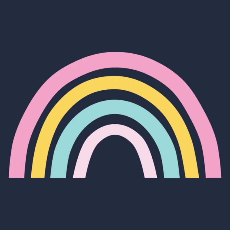 Pastell Regenbogen
