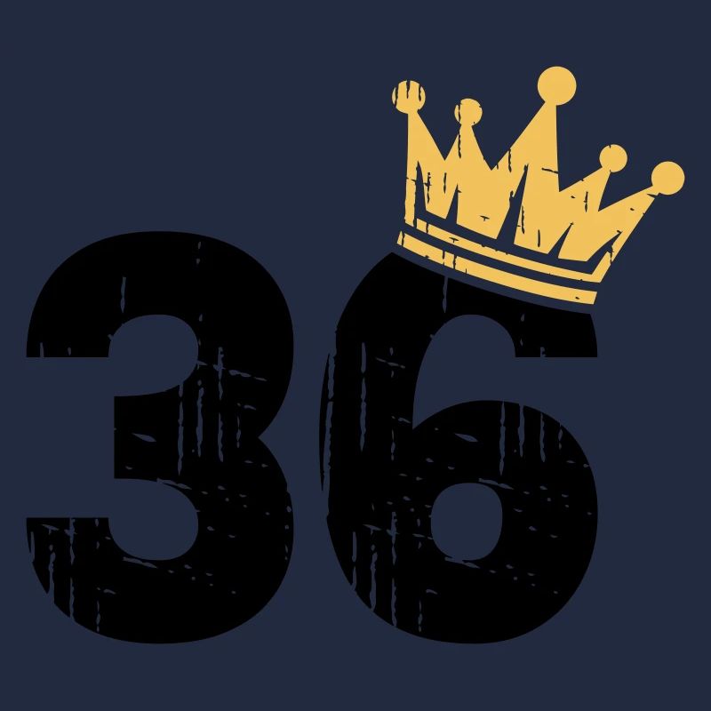 36 Krone 36. Geburtstag 36 Jahre