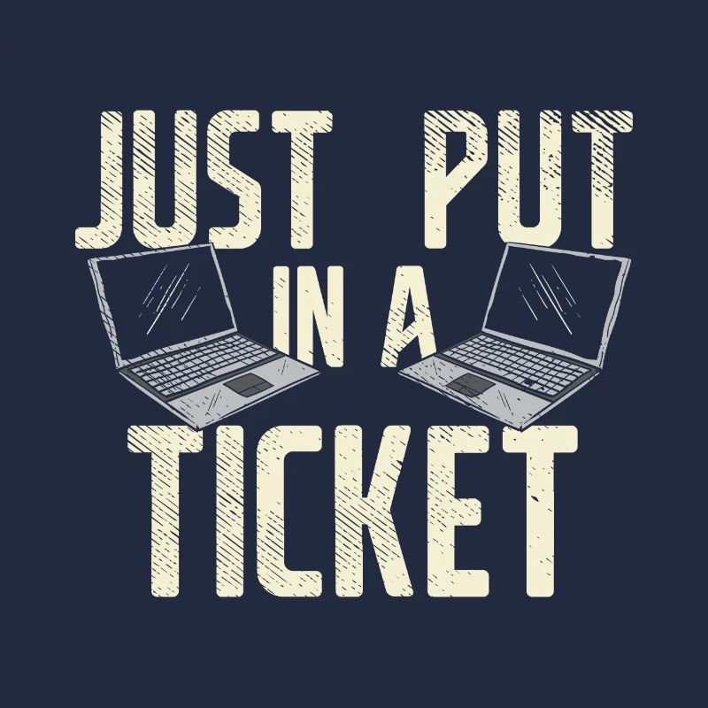 Mettez simplement un ticket pour le service d'assistance et le support technique