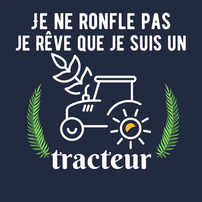 Ich schnarche nicht, ich träume, dass ich ein Traktor bin.