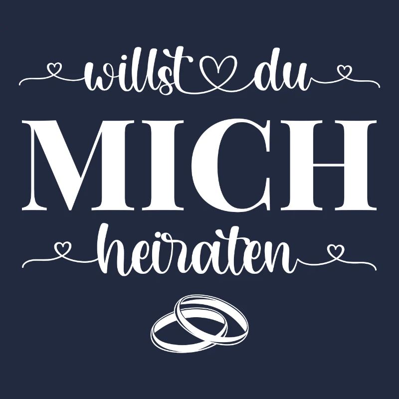 Heiratsantrag Willst Du mich heiraten