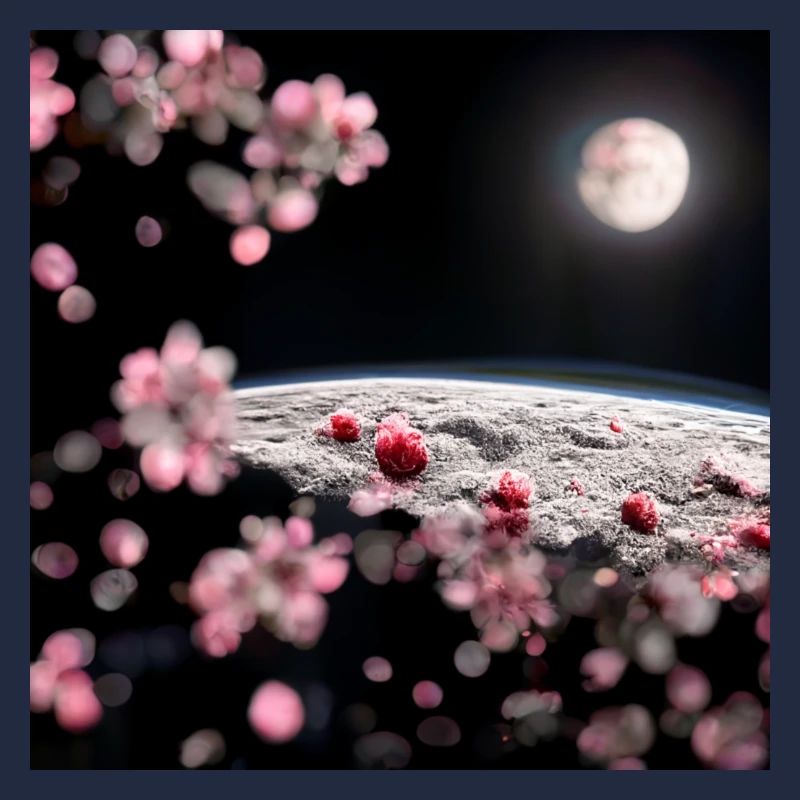 Cherry Tree on the Moon