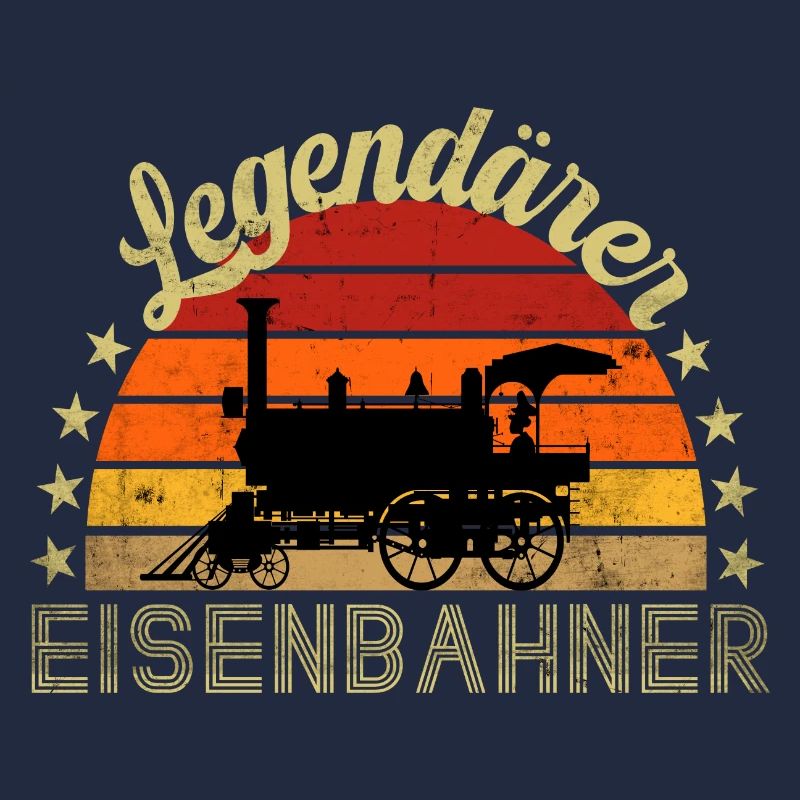 Legendärer Eisenbahner , Eisenbahn Beruf Vintage