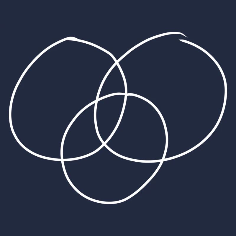 three circles form a circle