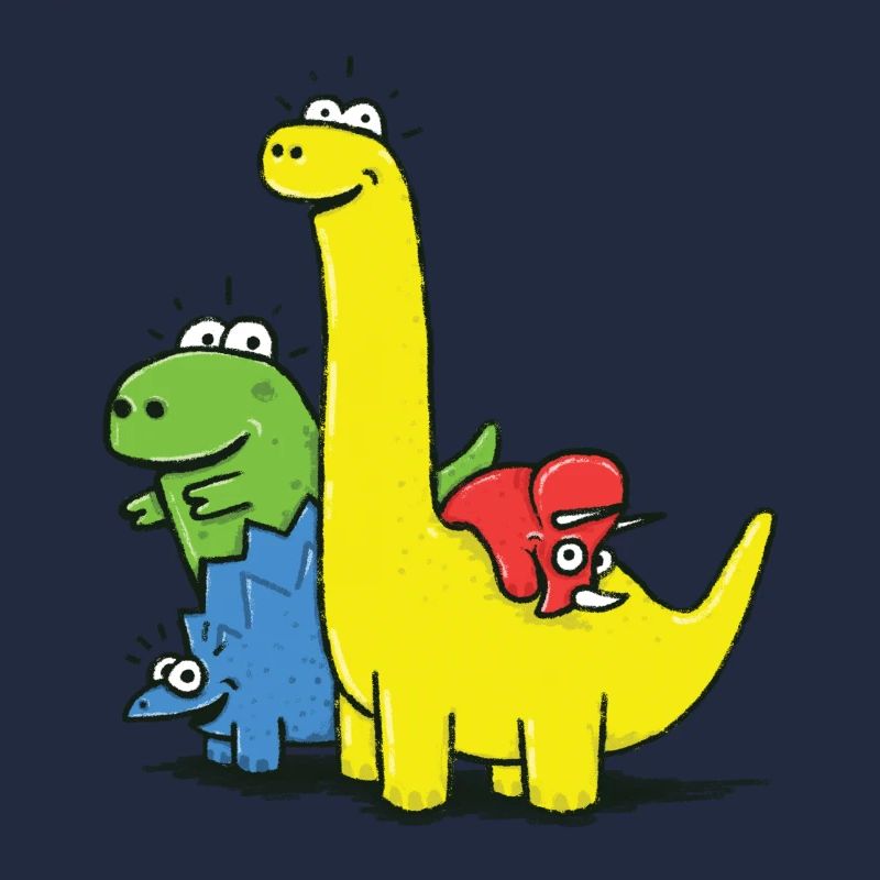 Dino Gang, Colored