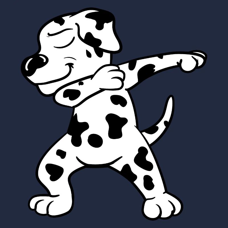 Dabbing Dab dalmatien chien dansant