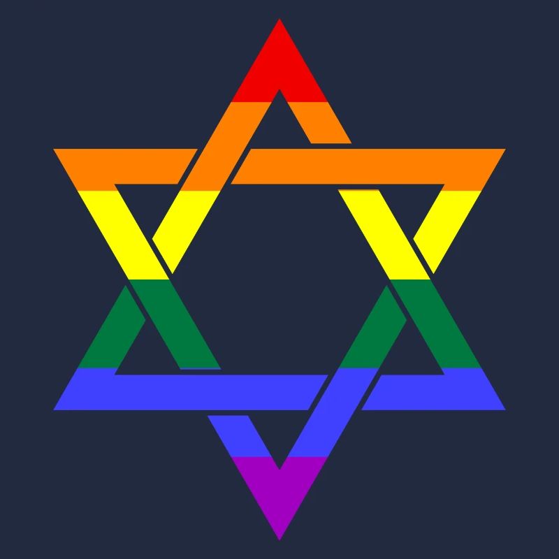 Étoile juive de David Idée cadeau LGBTQ +