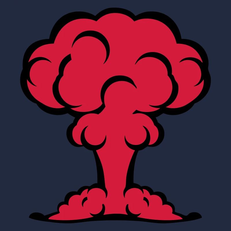 champignon nucleaire atomique bombe explosion