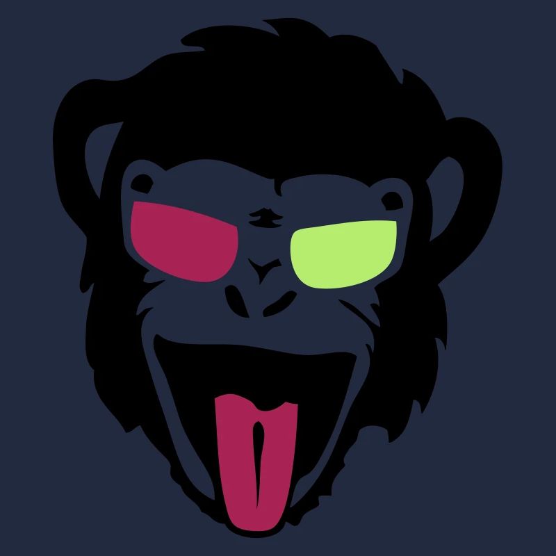 Gorilla-Affenkopf-Lünette