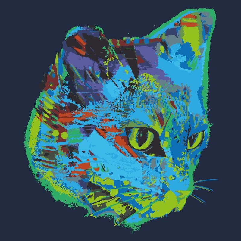 chat, chat, illustration, graffiti, chat,