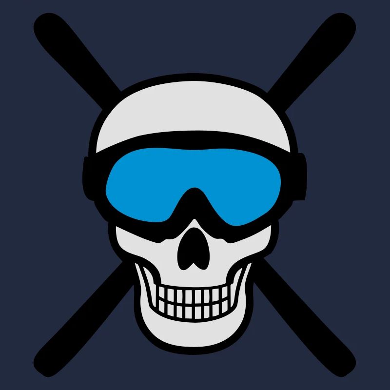Skiing Skull
