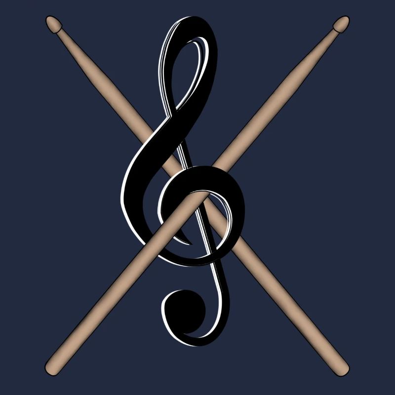 Drumsticks clef