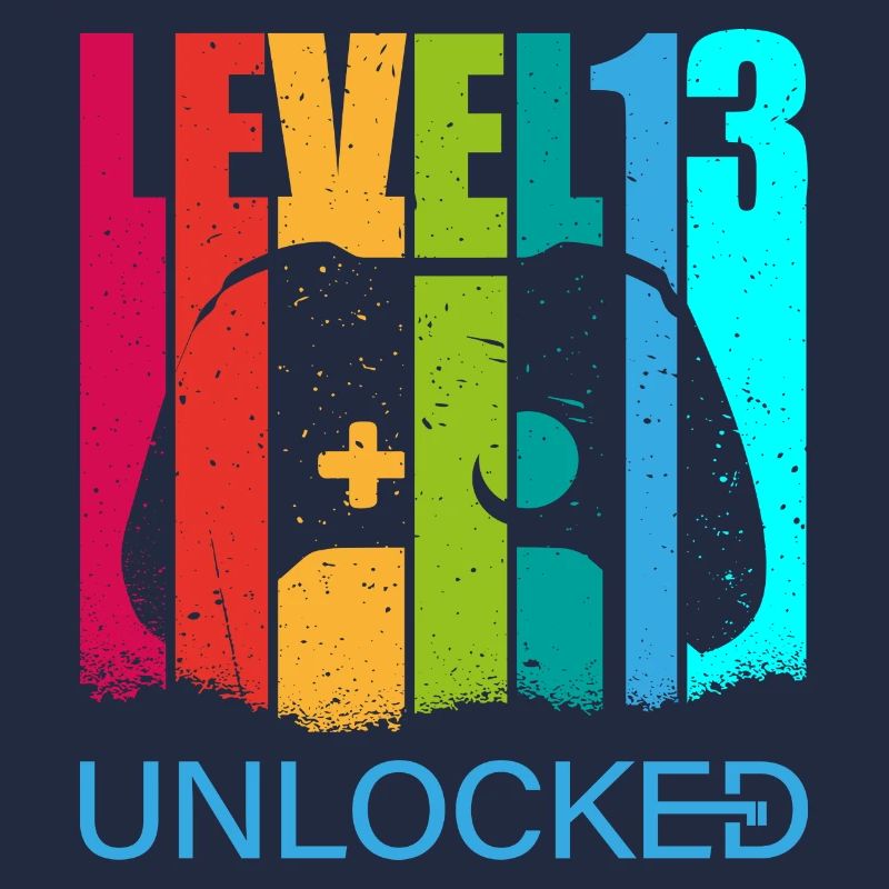 Geburtstag, Level 13 unlocked Geschenk