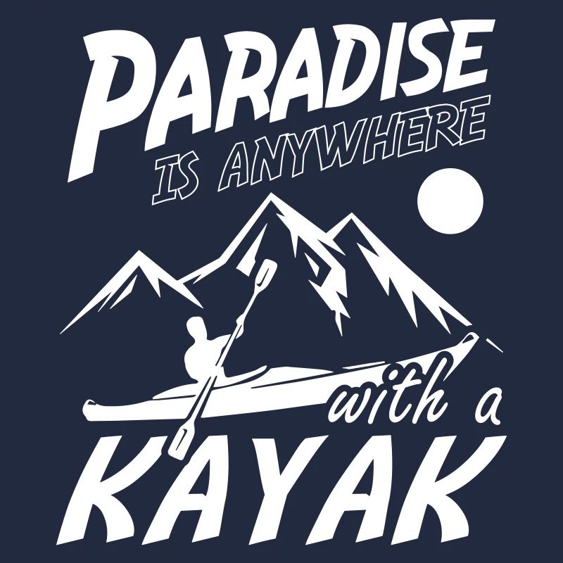 Le paradis est n’importe où avec un kayak
