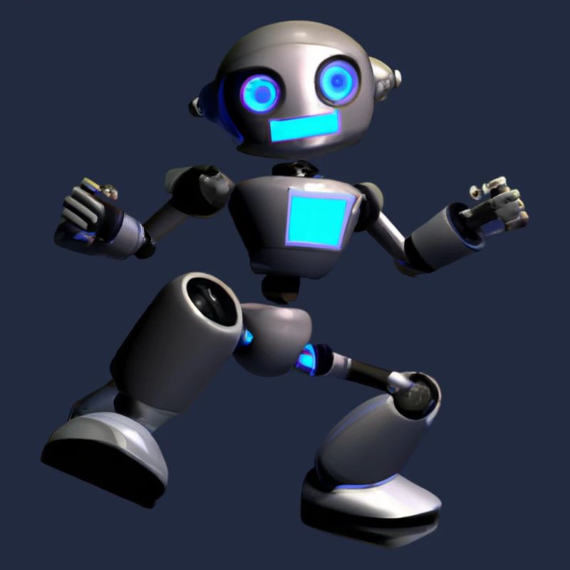 Funny Dancing Robot in 3D