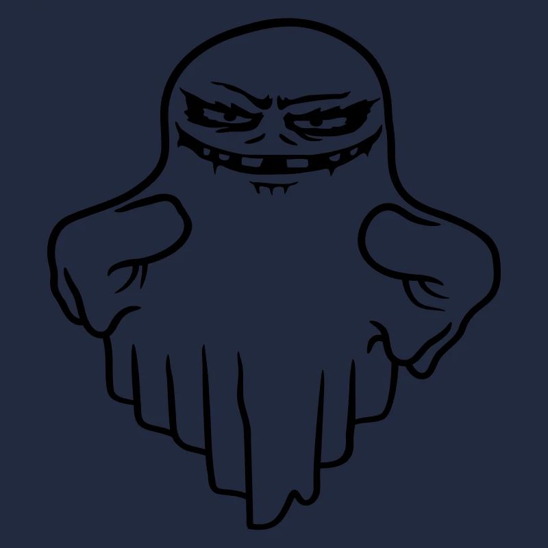 Schwebender Monster Geist Comic