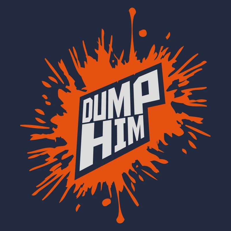 Dump Him Quote Logo